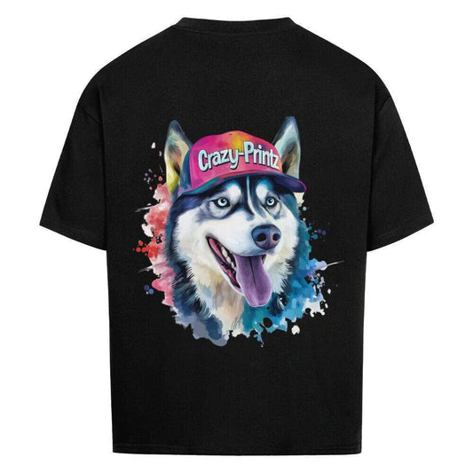🔥 Crazy-Printz Husky Rebel Shirt – Watercolor Edition 🔥 - T-Shirt im einzigartigen Crazy-Printz Design | Perfekt für Alltag & Style
