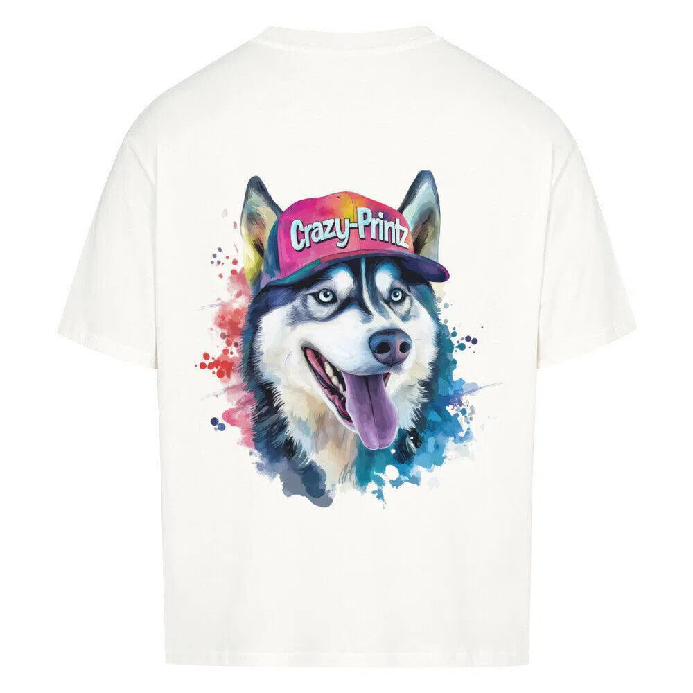 π₯ Crazy-Printz Husky Rebel Shirt β Watercolor Edition π₯ - T-Shirt im einzigartigen Crazy-Printz Design | Perfekt fΓΌr Alltag & Style