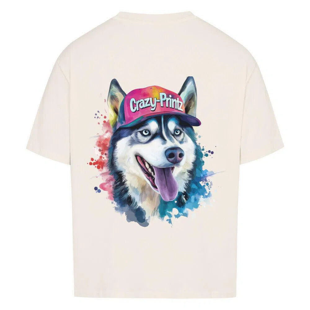 π₯ Crazy-Printz Husky Rebel Shirt β Watercolor Edition π₯ - T-Shirt im einzigartigen Crazy-Printz Design | Perfekt fΓΌr Alltag & Style