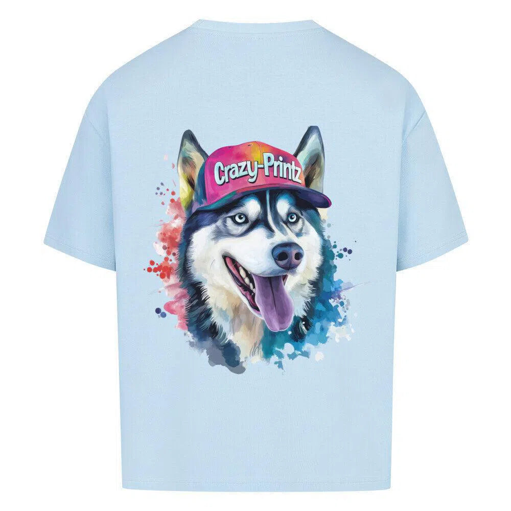 π₯ Crazy-Printz Husky Rebel Shirt β Watercolor Edition π₯ - T-Shirt im einzigartigen Crazy-Printz Design | Perfekt fΓΌr Alltag & Style