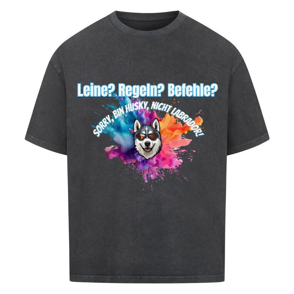 π₯ Crazy-Printz Husky Rebel Shirt β Watercolor Edition π₯ - T-Shirt im einzigartigen Crazy-Printz Design | Perfekt fΓΌr Alltag & Style