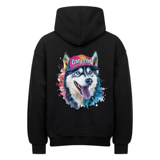 🔥 Crazy-Printz Limited Edition Hoodie – Husky Watercolor 🔥 - Hoodie im einzigartigen Crazy-Printz Design | Perfekt für Alltag & Style