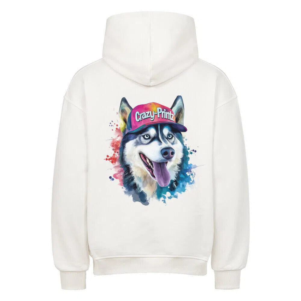 🔥 Crazy-Printz Limited Edition Hoodie – Husky Watercolor 🔥 - Hoodie im einzigartigen Crazy-Printz Design | Perfekt für Alltag & Style