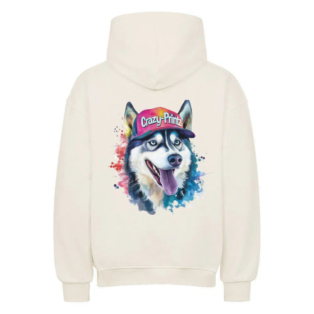 🔥 Crazy-Printz Limited Edition Hoodie – Husky Watercolor 🔥 - Hoodie im einzigartigen Crazy-Printz Design | Perfekt für Alltag & Style