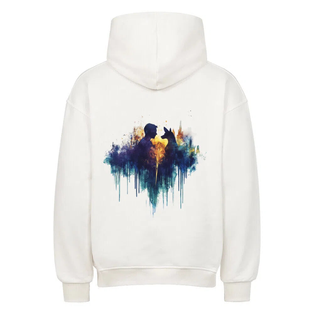 🐾 „Seelenverwandt – Dein Hund, Dein Herz“ 🐾💙 - Hoodie im einzigartigen Crazy-Printz Design | Perfekt für Alltag & Style