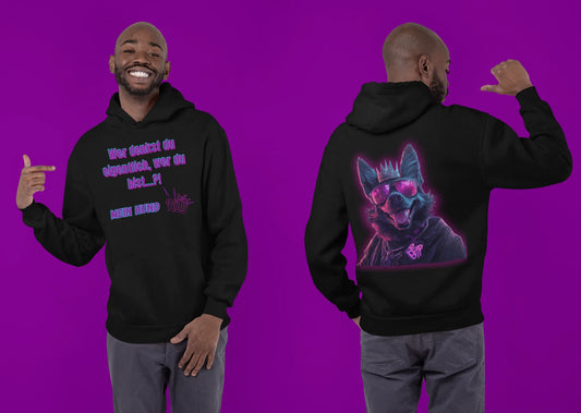 “KING DOG - Streetstyle Oversized Hoodie”👑🐺 - Hoodie im einzigartigen Crazy-Printz Design | Perfekt für Alltag & Style