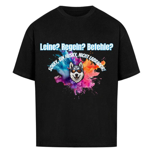 🔥 Crazy-Printz Husky Rebel Shirt – Watercolor Edition 🔥 - T-Shirt im einzigartigen Crazy-Printz Design | Perfekt für Alltag & Style
