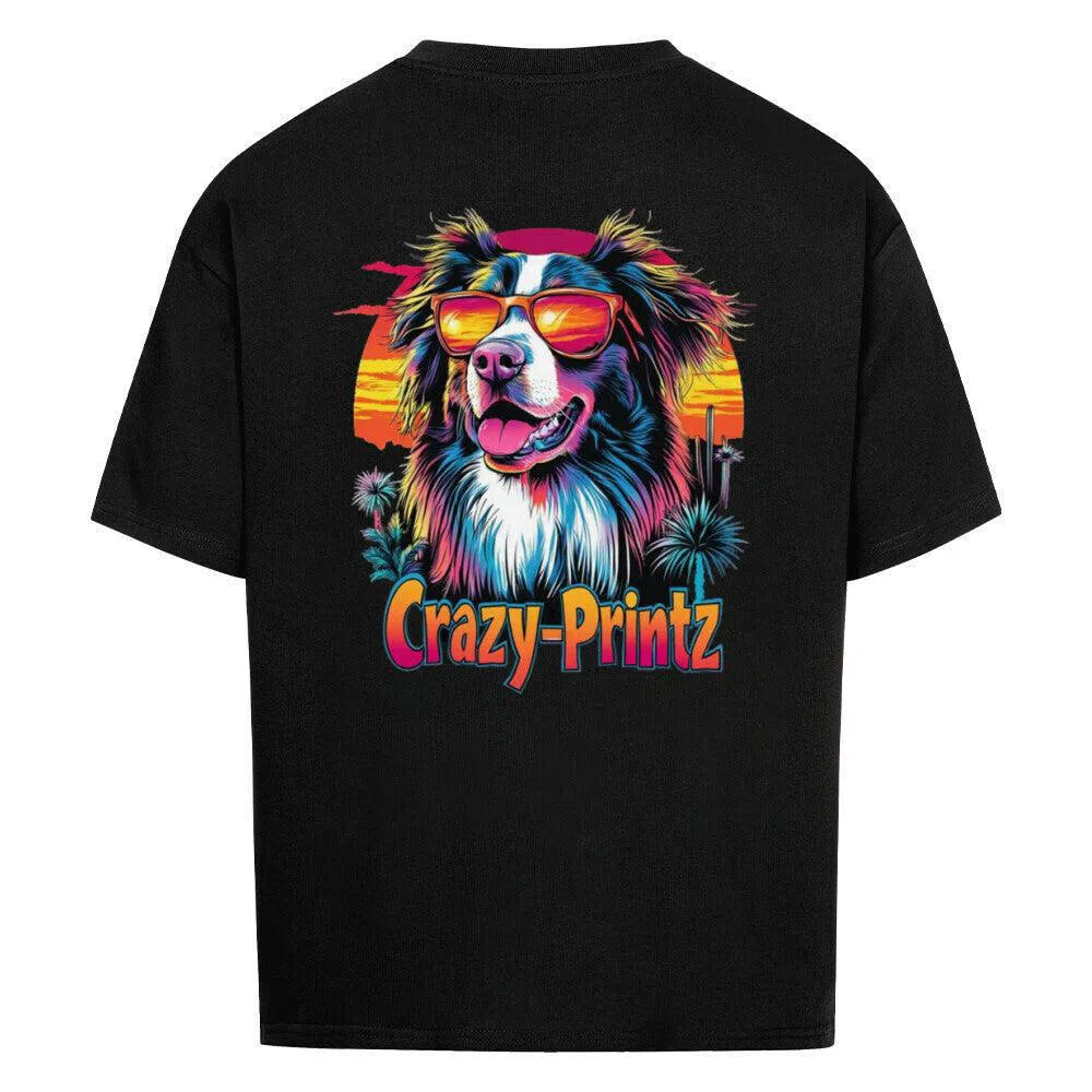 🌴 CRPZ Sunset Aussie – Oversized Streetwear Shirt 🌴 - T-Shirt im einzigartigen Crazy-Printz Design | Perfekt für Alltag & Style