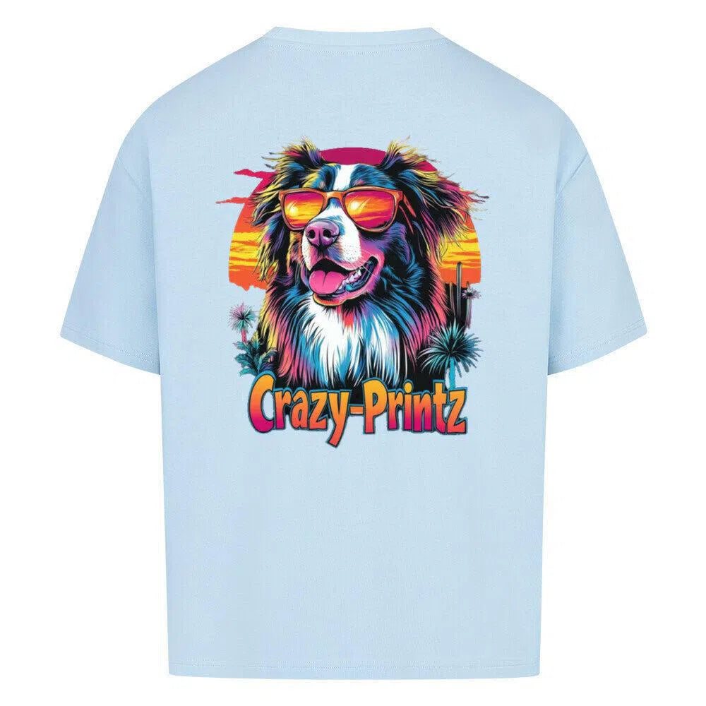 🌴 CRPZ Sunset Aussie – Oversized Streetwear Shirt 🌴 - T-Shirt im einzigartigen Crazy-Printz Design | Perfekt für Alltag & Style