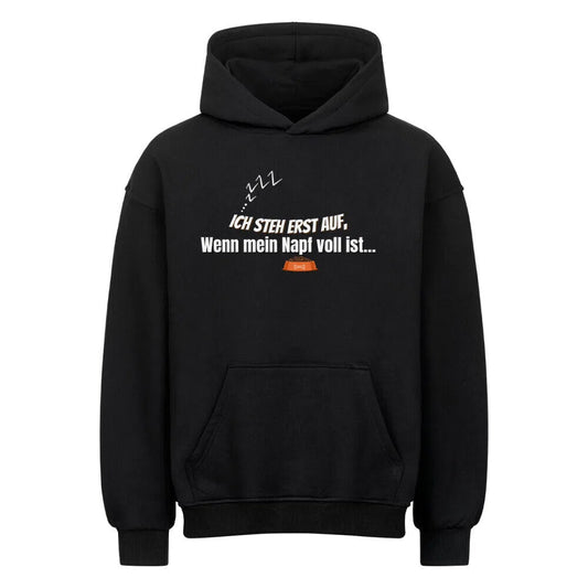 🐶💤 Snooze Dog – Morgenmuffel Hoodie 😴⏰ - Hoodie im einzigartigen Crazy-Printz Design | Perfekt für Alltag & Style