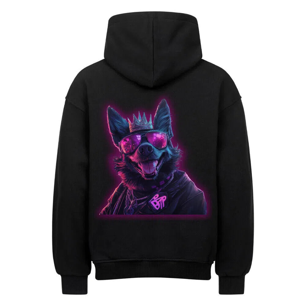 “KING DOG - Streetstyle Oversized Hoodie”👑🐺 - Hoodie im einzigartigen Crazy-Printz Design | Perfekt für Alltag & Style