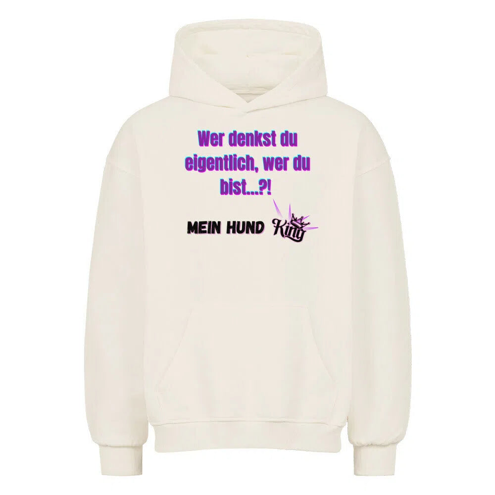 “KING DOG - Streetstyle Oversized Hoodie”👑🐺 - Hoodie im einzigartigen Crazy-Printz Design | Perfekt für Alltag & Style