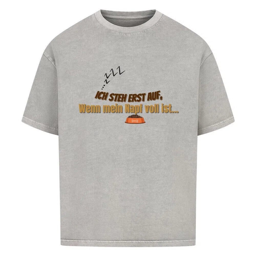 „Snooze Dog“ 💤🐕 Oversized T-Shirt 🔥 - T-Shirt im einzigartigen Crazy-Printz Design | Perfekt für Alltag & Style