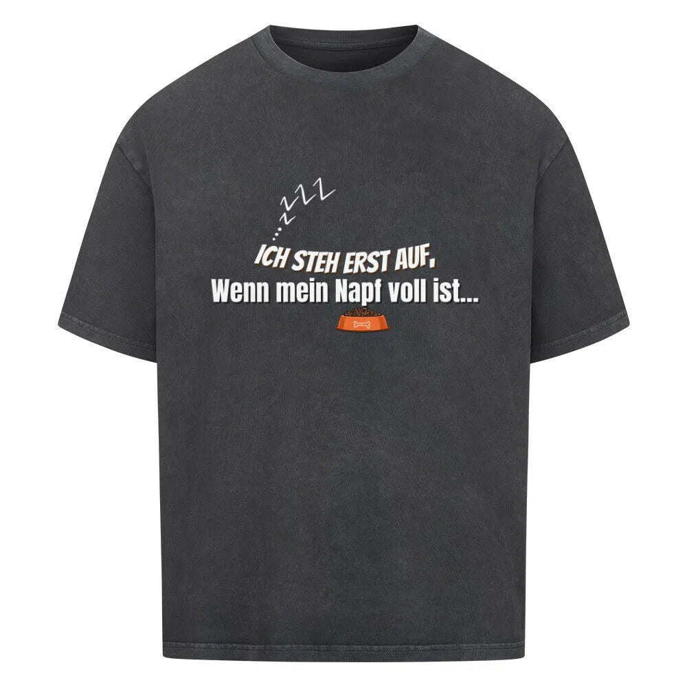 „Snooze Dog“ 💤🐕 Oversized T-Shirt 🔥 - T-Shirt im einzigartigen Crazy-Printz Design | Perfekt für Alltag & Style