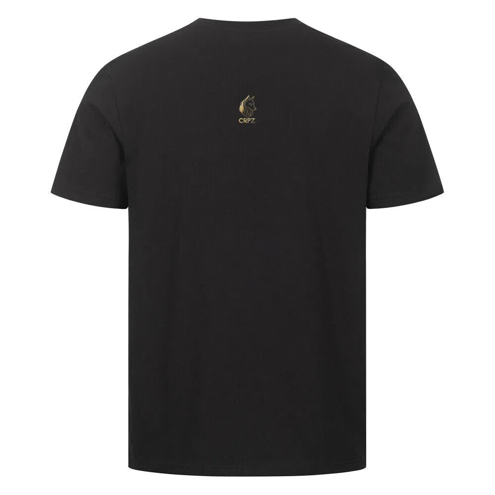 “Ewige Verbundenheit – Watercolor Edition” 💛🎨🐶 - T-Shirt im einzigartigen Crazy-Printz Design | Perfekt für Alltag & Style