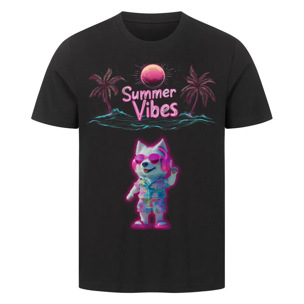 Summer Vibes Neon Edition 😎☀️– Party Premium T-Shirt - T-Shirt im einzigartigen Crazy-Printz Design | Perfekt für Alltag & Style