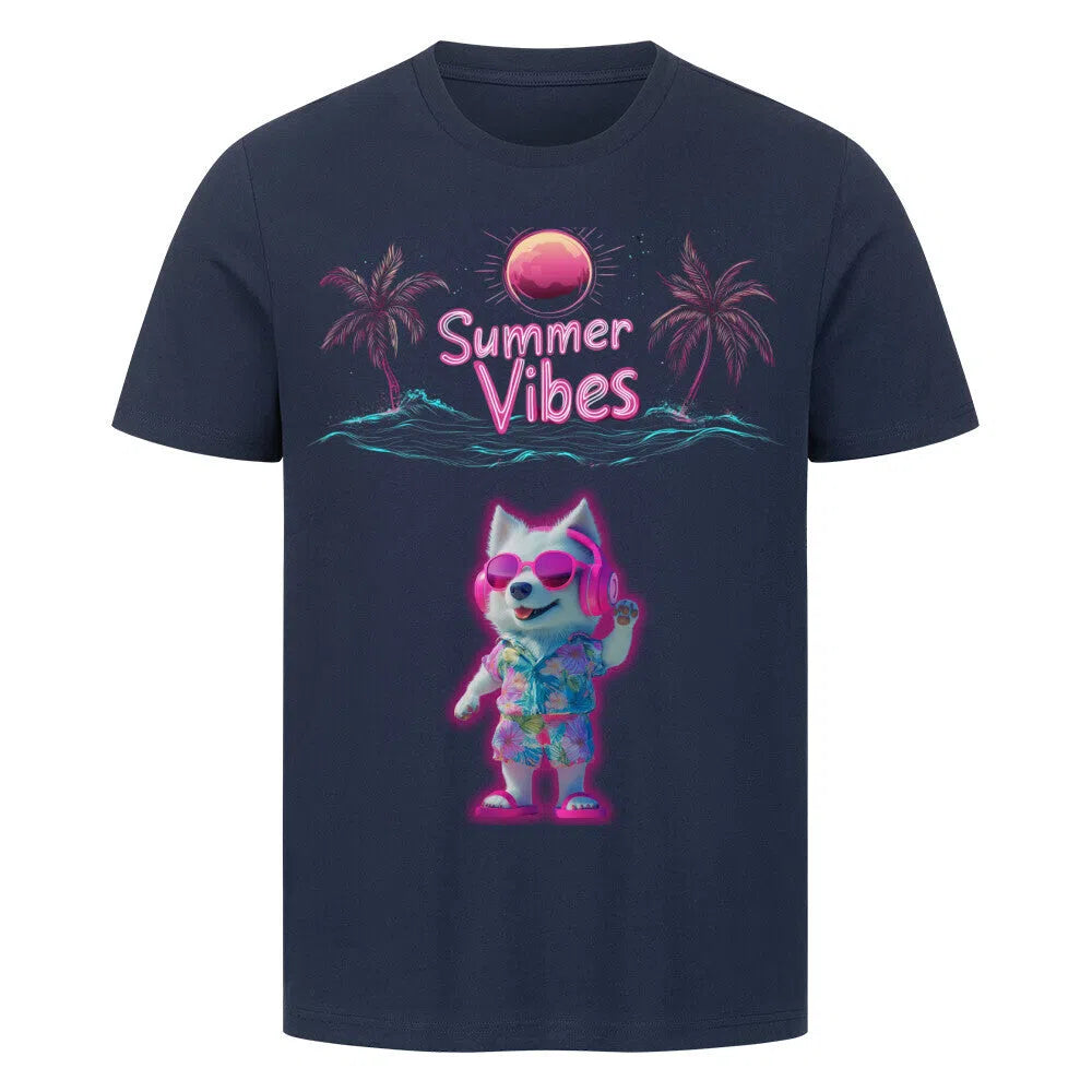 Summer Vibes Neon Edition 😎☀️– Party Premium T-Shirt - T-Shirt im einzigartigen Crazy-Printz Design | Perfekt für Alltag & Style