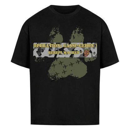OPERATION: Feindliches Gebiet gesichert! 🪖🐾🔥 - T-Shirt im einzigartigen Crazy-Printz Design | Perfekt für Alltag & Style