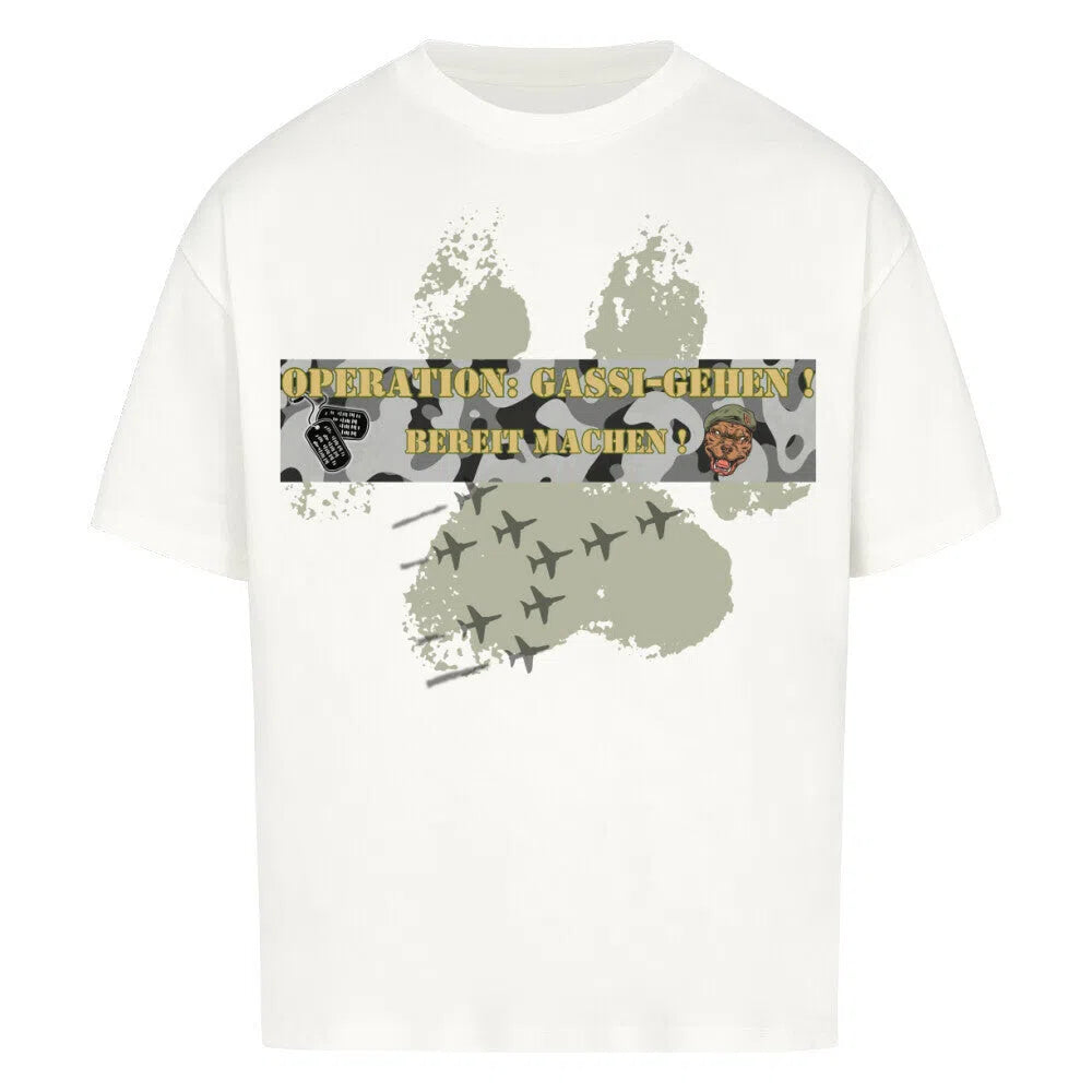 OPERATION: Feindliches Gebiet gesichert! 🪖🐾🔥 - T-Shirt im einzigartigen Crazy-Printz Design | Perfekt für Alltag & Style