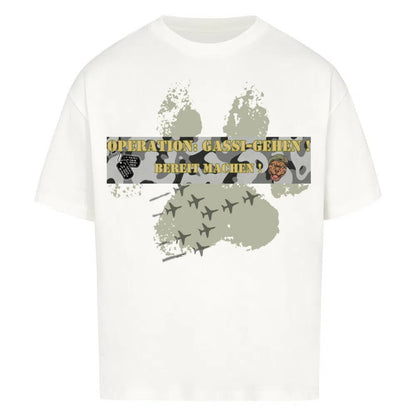 OPERATION: Feindliches Gebiet gesichert! 🪖🐾🔥 - T-Shirt im einzigartigen Crazy-Printz Design | Perfekt für Alltag & Style
