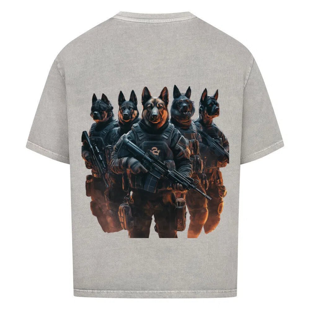 OPERATION: Feindliches Gebiet gesichert! 🪖🐾🔥 - T-Shirt im einzigartigen Crazy-Printz Design | Perfekt für Alltag & Style