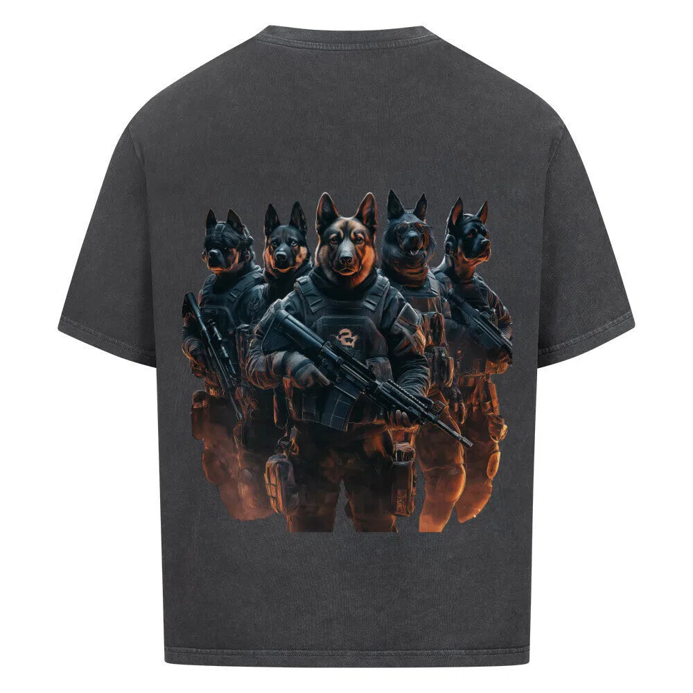 OPERATION: Feindliches Gebiet gesichert! 🪖🐾🔥 - T-Shirt im einzigartigen Crazy-Printz Design | Perfekt für Alltag & Style