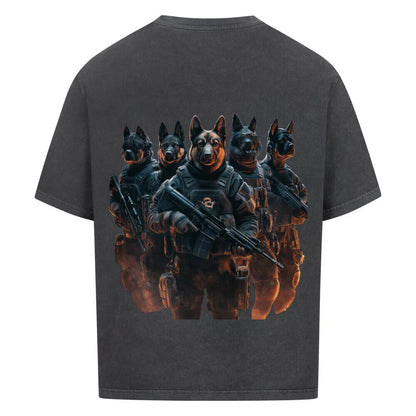 OPERATION: Feindliches Gebiet gesichert! 🪖🐾🔥 - T-Shirt im einzigartigen Crazy-Printz Design | Perfekt für Alltag & Style