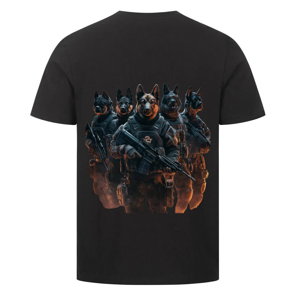 “Operation: Gassi-Gehen – Bereitmachen!”🪖🐕 - T-Shirt im einzigartigen Crazy-Printz Design | Perfekt für Alltag & Style