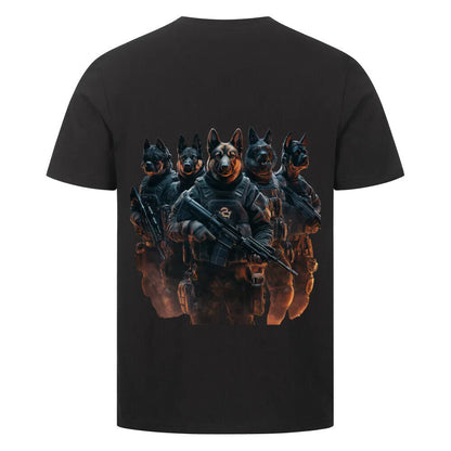 “Operation: Gassi-Gehen – Bereitmachen!”🪖🐕 - T-Shirt im einzigartigen Crazy-Printz Design | Perfekt für Alltag & Style