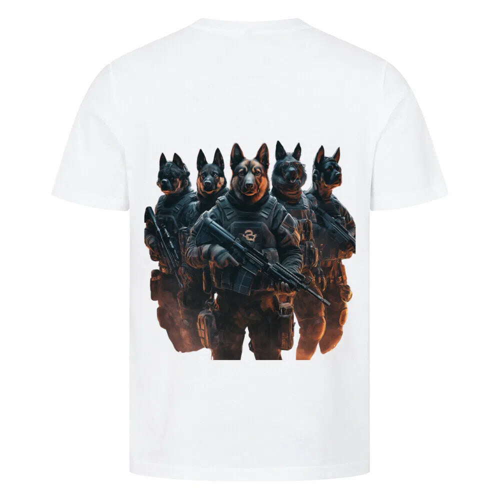 “Operation: Gassi-Gehen – Bereitmachen!”🪖🐕 - T-Shirt im einzigartigen Crazy-Printz Design | Perfekt für Alltag & Style