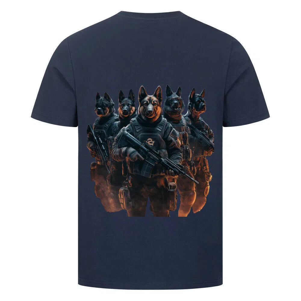 “Operation: Gassi-Gehen – Bereitmachen!”🪖🐕 - T-Shirt im einzigartigen Crazy-Printz Design | Perfekt für Alltag & Style