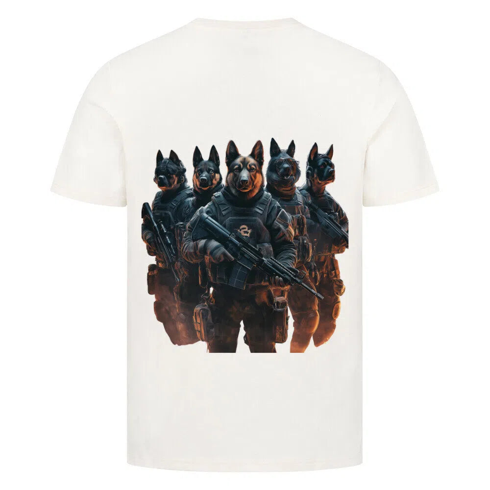 “Operation: Gassi-Gehen – Bereitmachen!”🪖🐕 - T-Shirt im einzigartigen Crazy-Printz Design | Perfekt für Alltag & Style